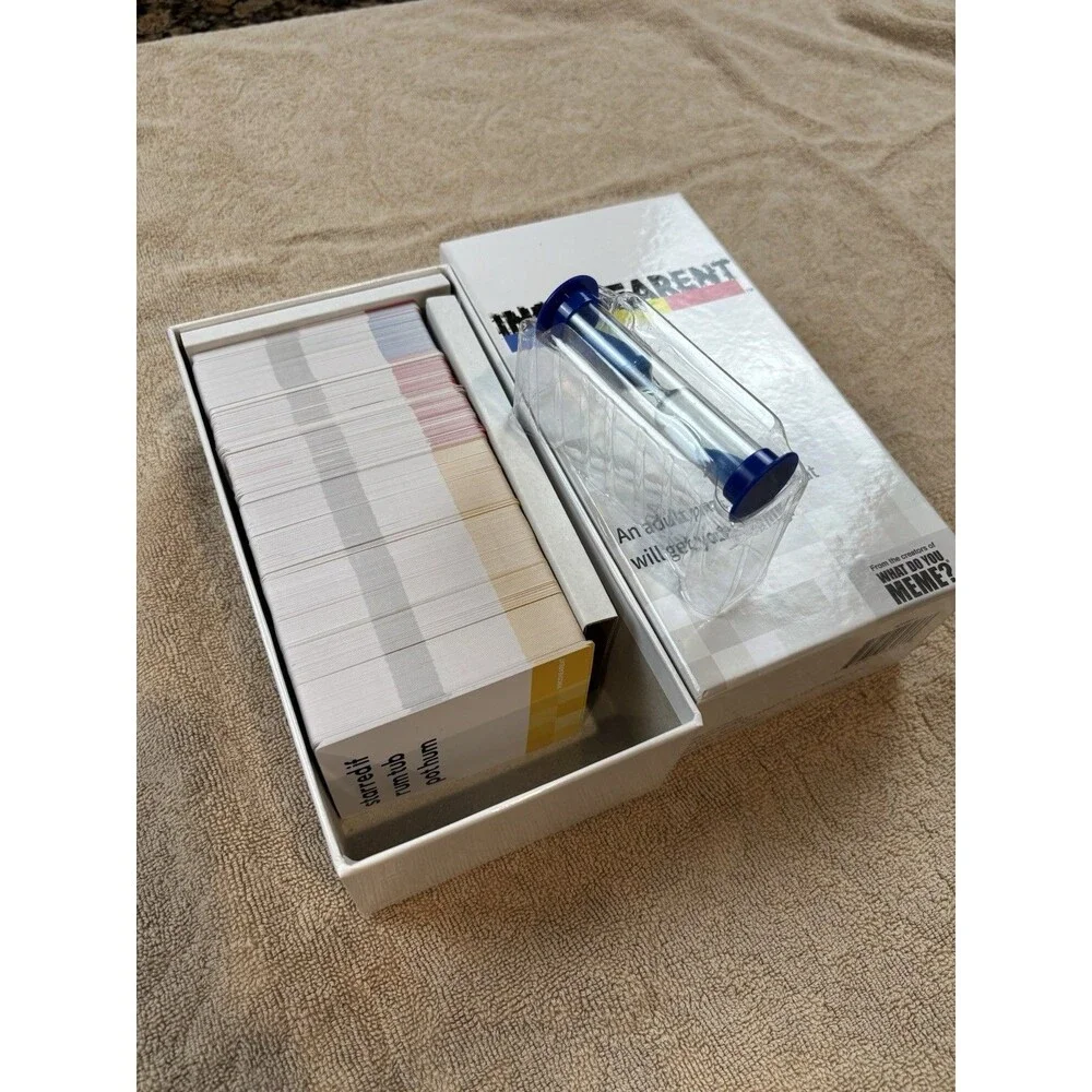 Incohearent by What do you Meme? Board Game- Party game- Great condition.